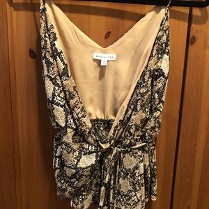 Snakeskin blouse tank from Nordstrom
